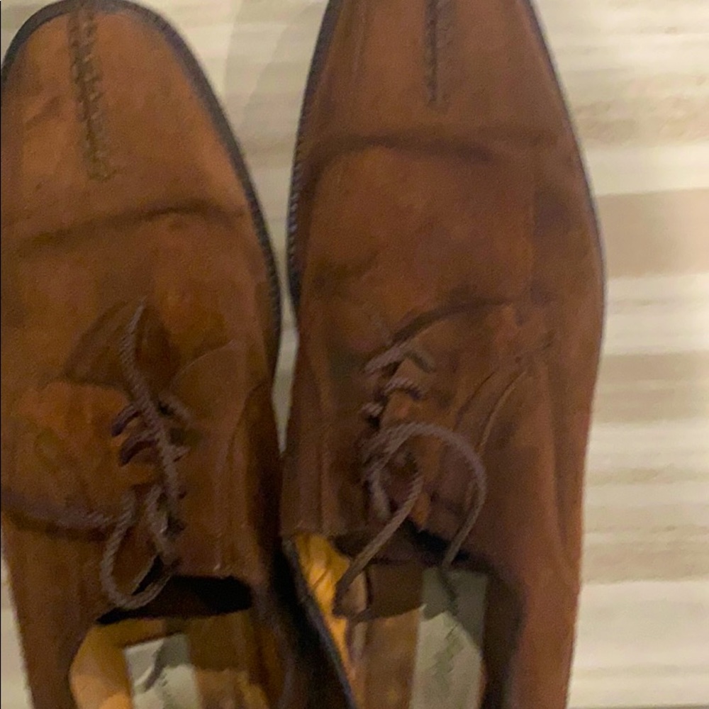 Men’s Chocolate Suede Shoes